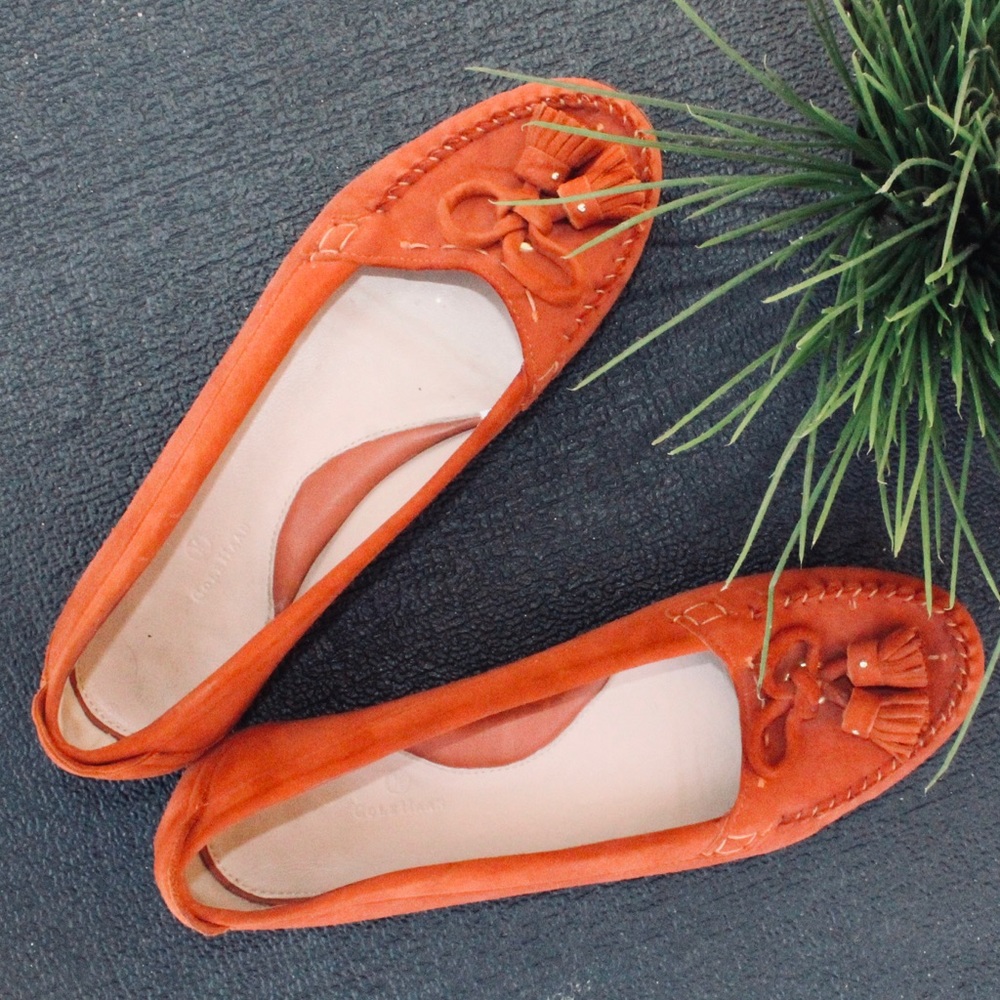 •COLE HAAN• Suede Tassel Moccasin Loafers Flats